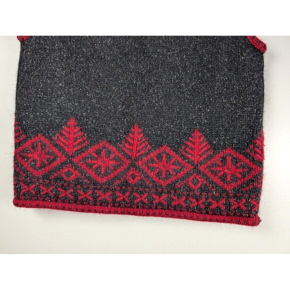 Nomadic Traders Fair Isle Sweater Vest Large Embroidered Grandma Angora Silk - Picture 7 of 7